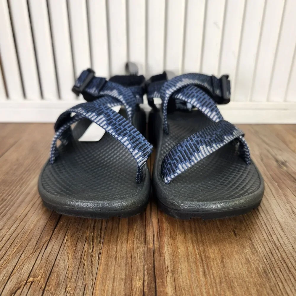 Chaco Z/1 Ecotread Kids Sz 13M Amp Navy Adjustable Hiking Outdoor Sandals Shoes